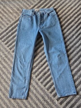 Everlane The 90's Cheeky Jean Light Wash Straight Jeans